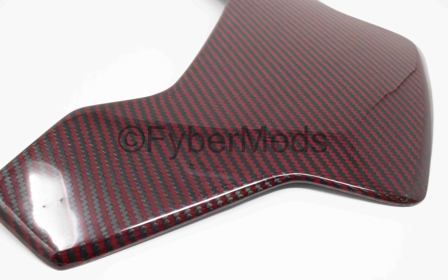 Ryker Hood Accent - Red Carbon Kevlar Twill Weave