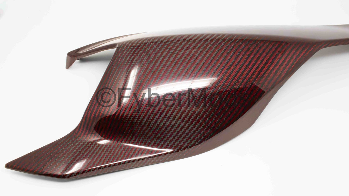 Ryker Side Accent Panels - Red Carbon Kevlar Twill Weave