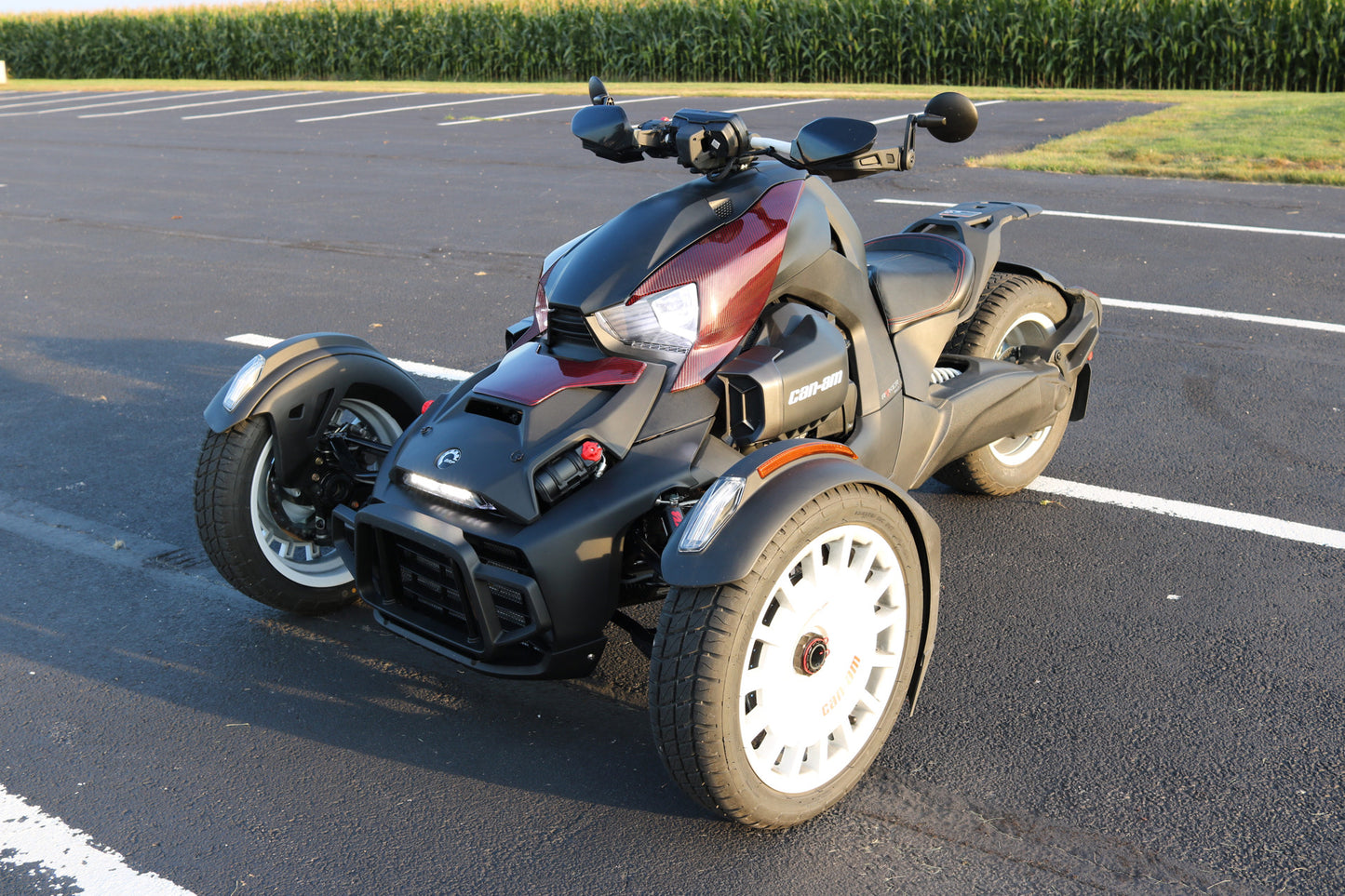 Ryker Side Accent Panels - Red Carbon Kevlar Twill Weave