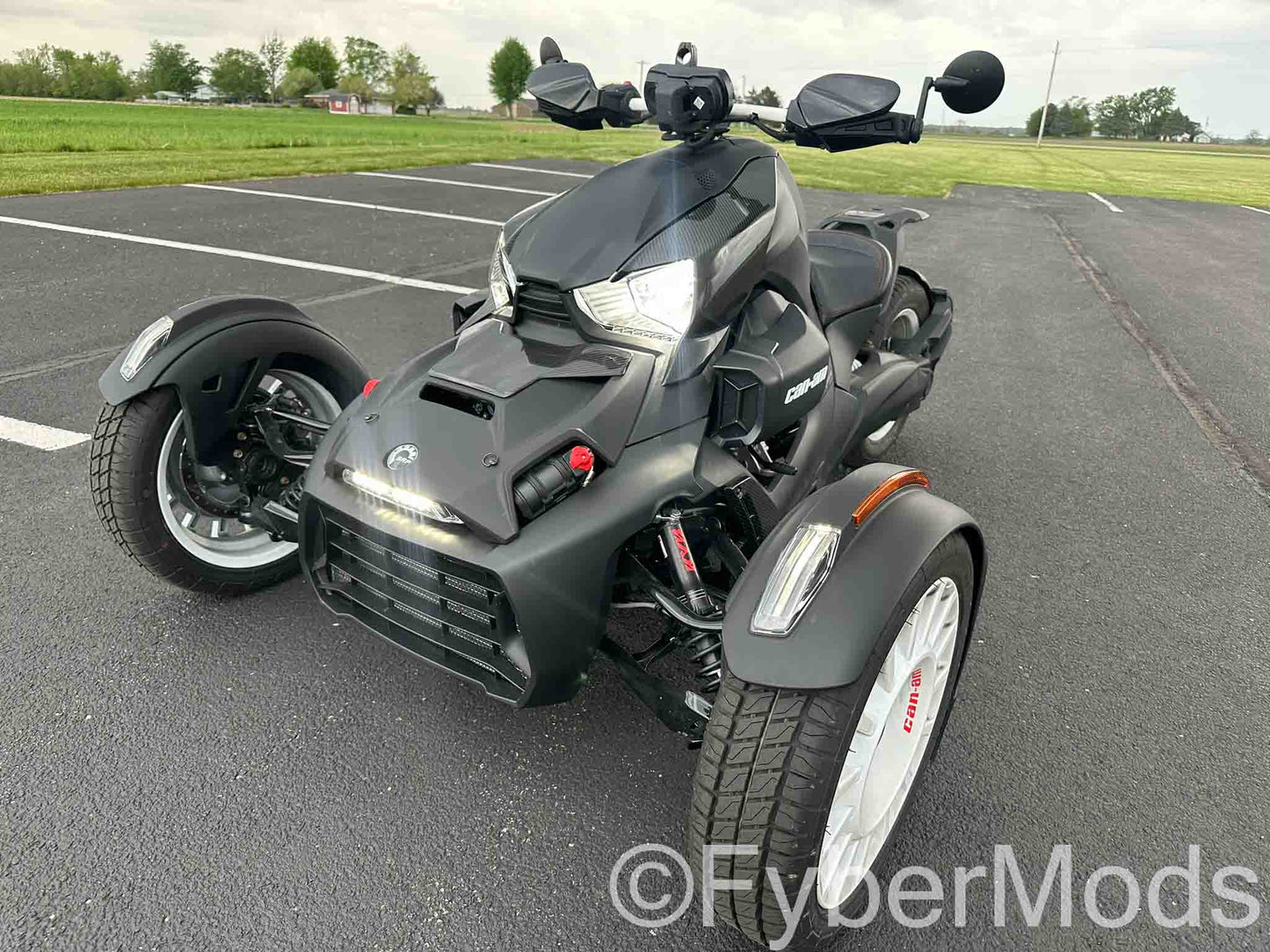 Ryker Lower Fairing Panels - 3K Carbon Fiber Twill Weave