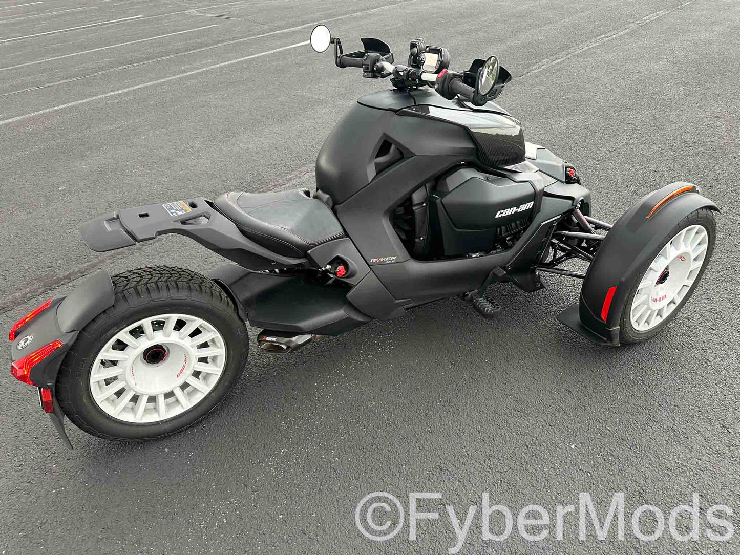 Ryker Lower Fairing Panels - 3K Carbon Fiber Twill Weave