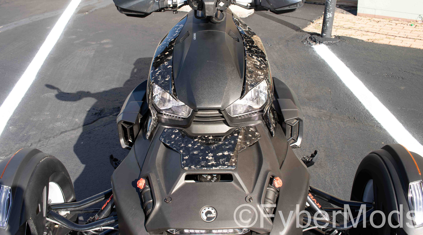 Ryker Side Accent Panels - Forged Carbon Fiber