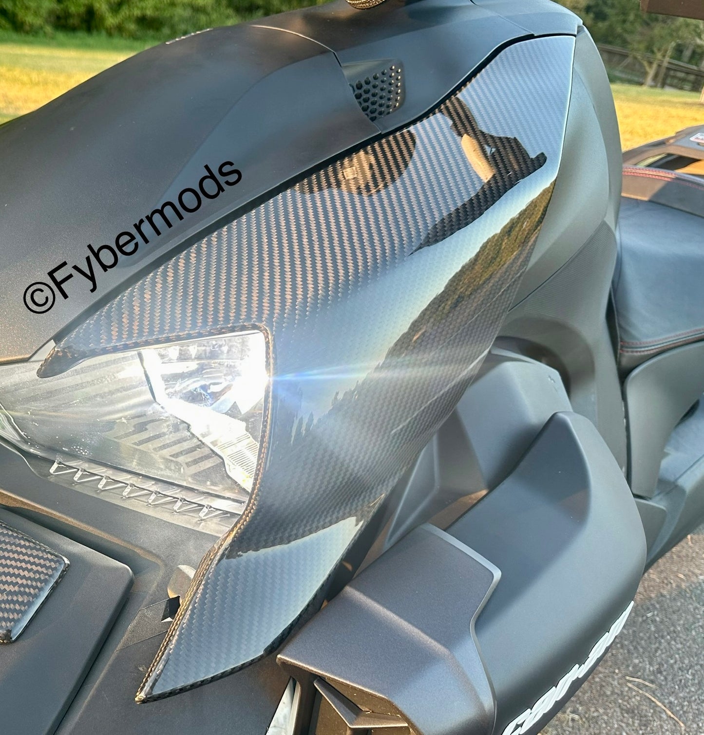 Ryker Side Accent Panels - 3K Carbon Fiber Twill Weave