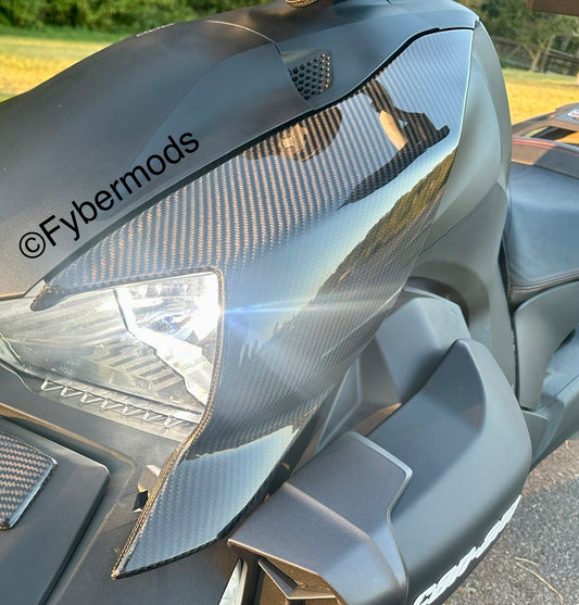 Ryker Side Accent Panels - 3K Carbon Fiber Twill Weave