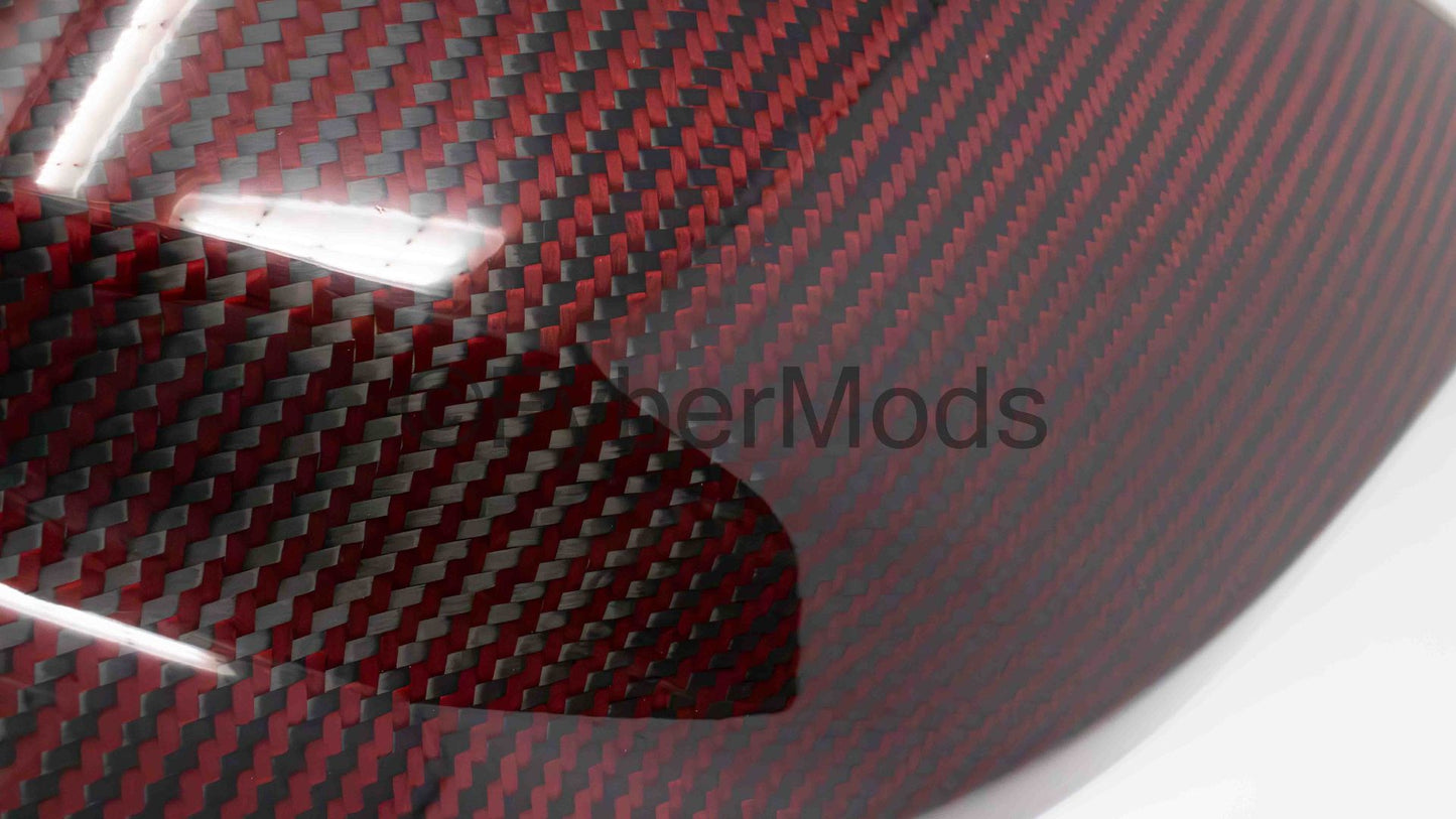 Ryker Side Accent Panels - Red Carbon Kevlar Twill Weave
