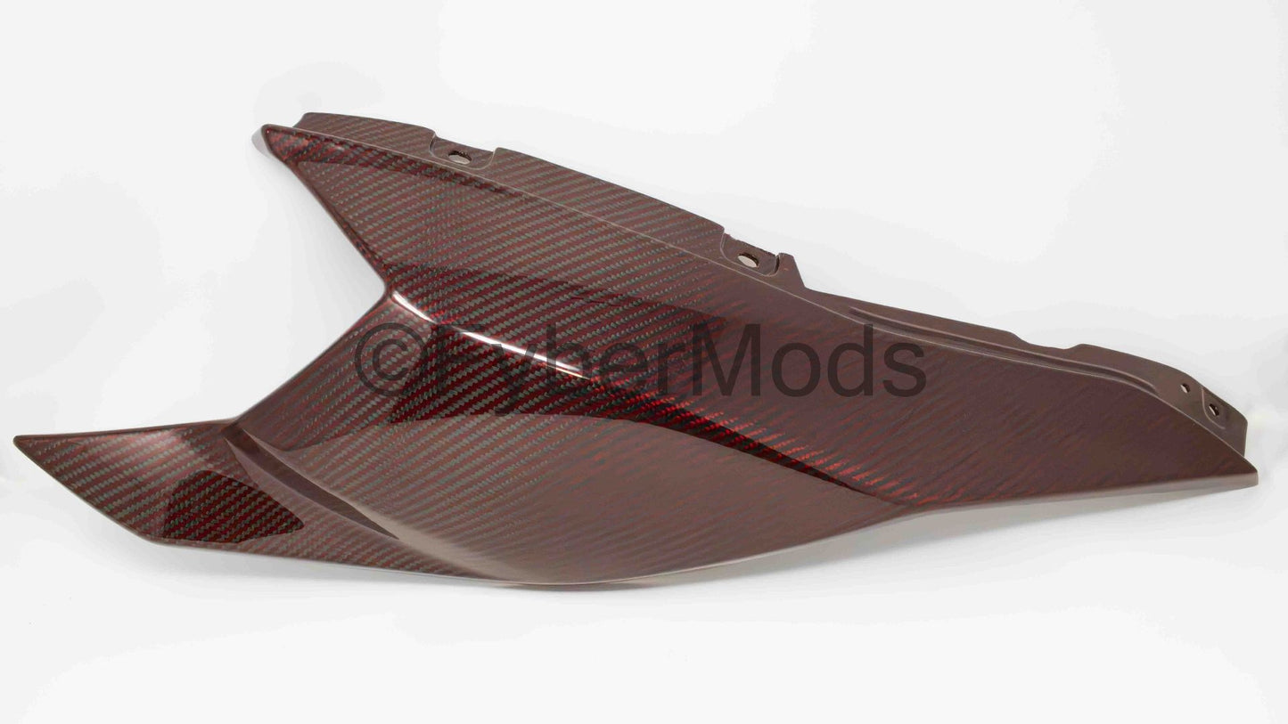Ryker Side Accent Panels - Red Carbon Kevlar Twill Weave