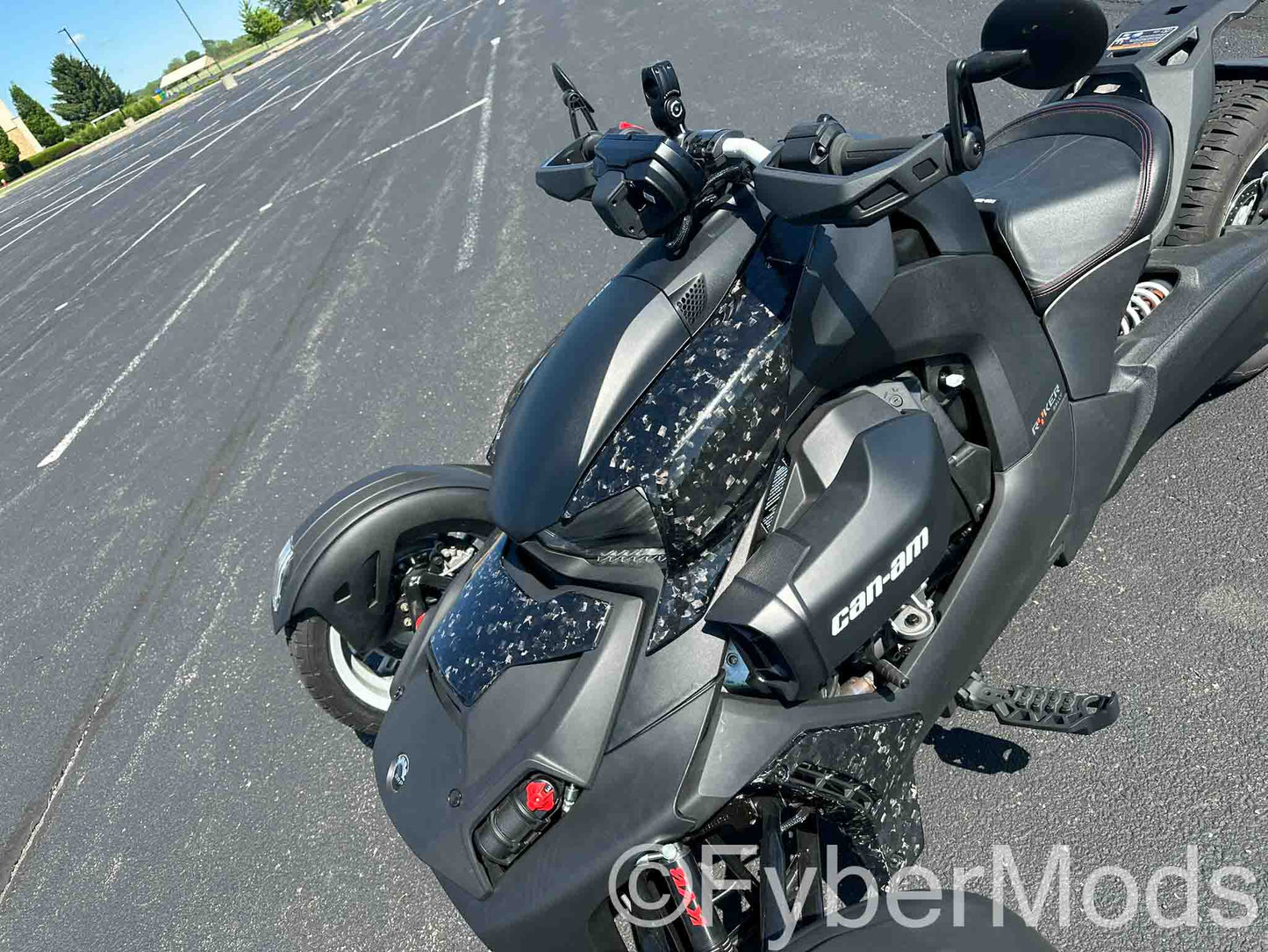 Ryker Lower Fairing Panels - Forged Carbon Fiber