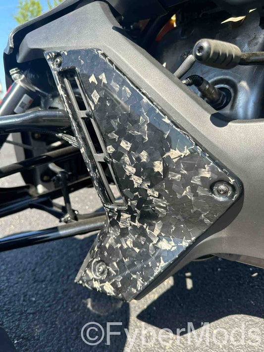 Ryker Lower Fairing Panels - Forged Carbon Fiber