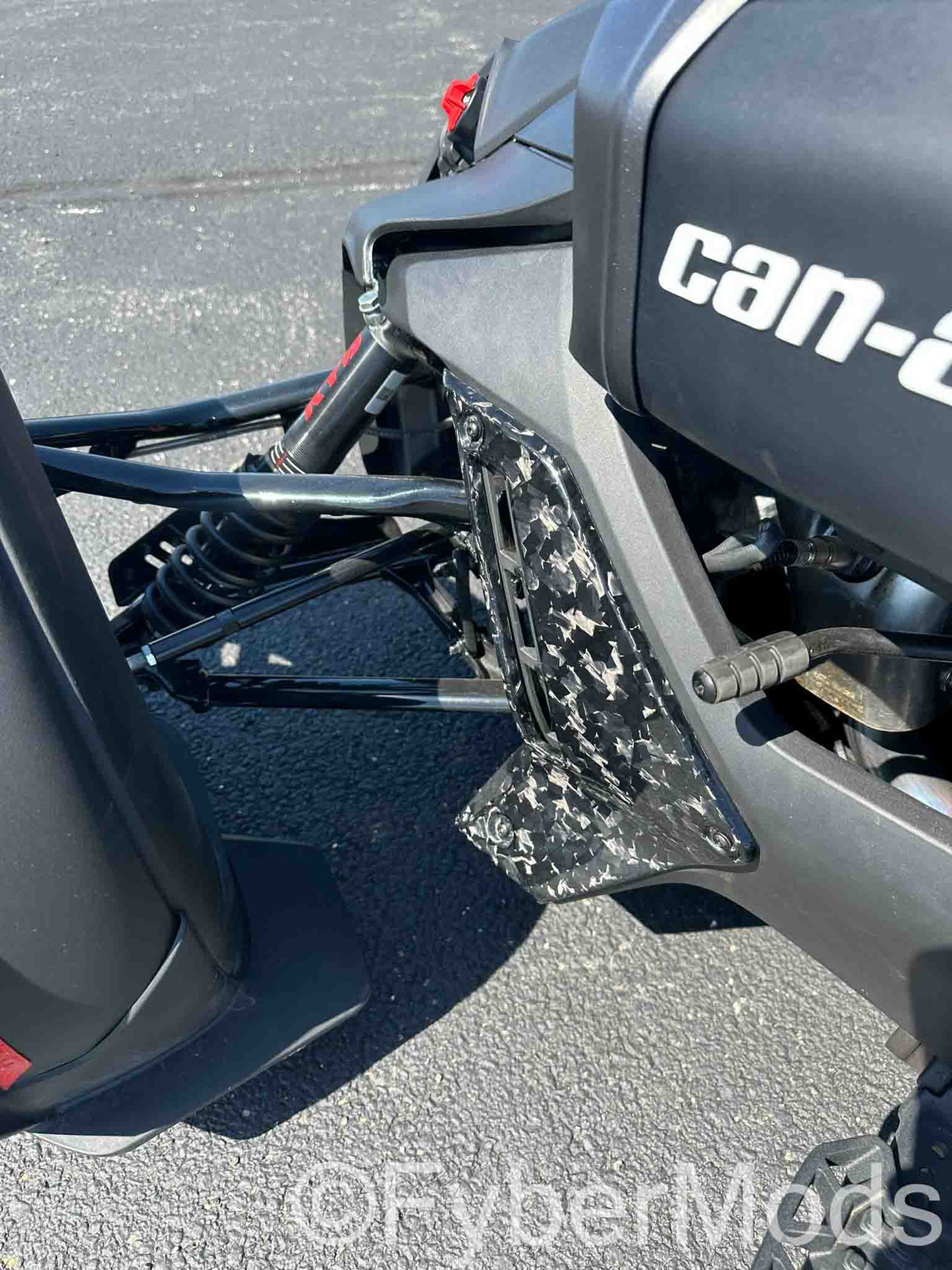 Ryker Lower Fairing Panels - Forged Carbon Fiber