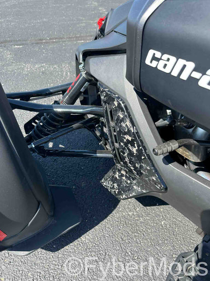 Ryker Lower Fairing Panels - Forged Carbon Fiber