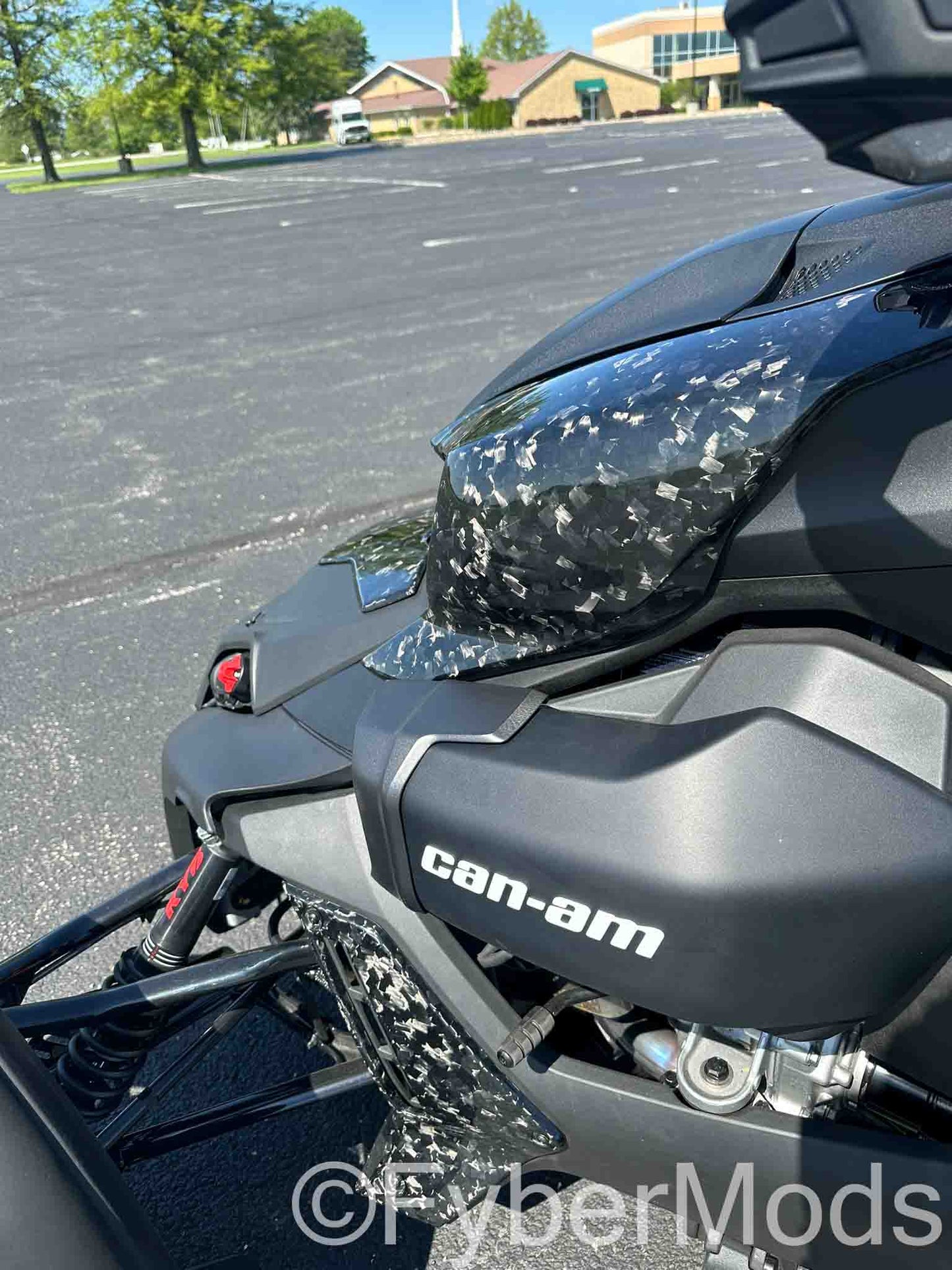 Ryker Lower Fairing Panels - Forged Carbon Fiber