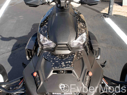 Ryker Hood Accent - Forged Carbon Fiber