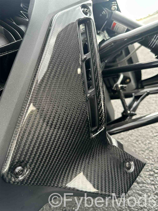 Ryker Lower Fairing Panels - 3K Carbon Fiber Twill Weave