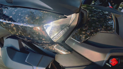 Ryker Side Accent Panels - Forged Carbon Fiber